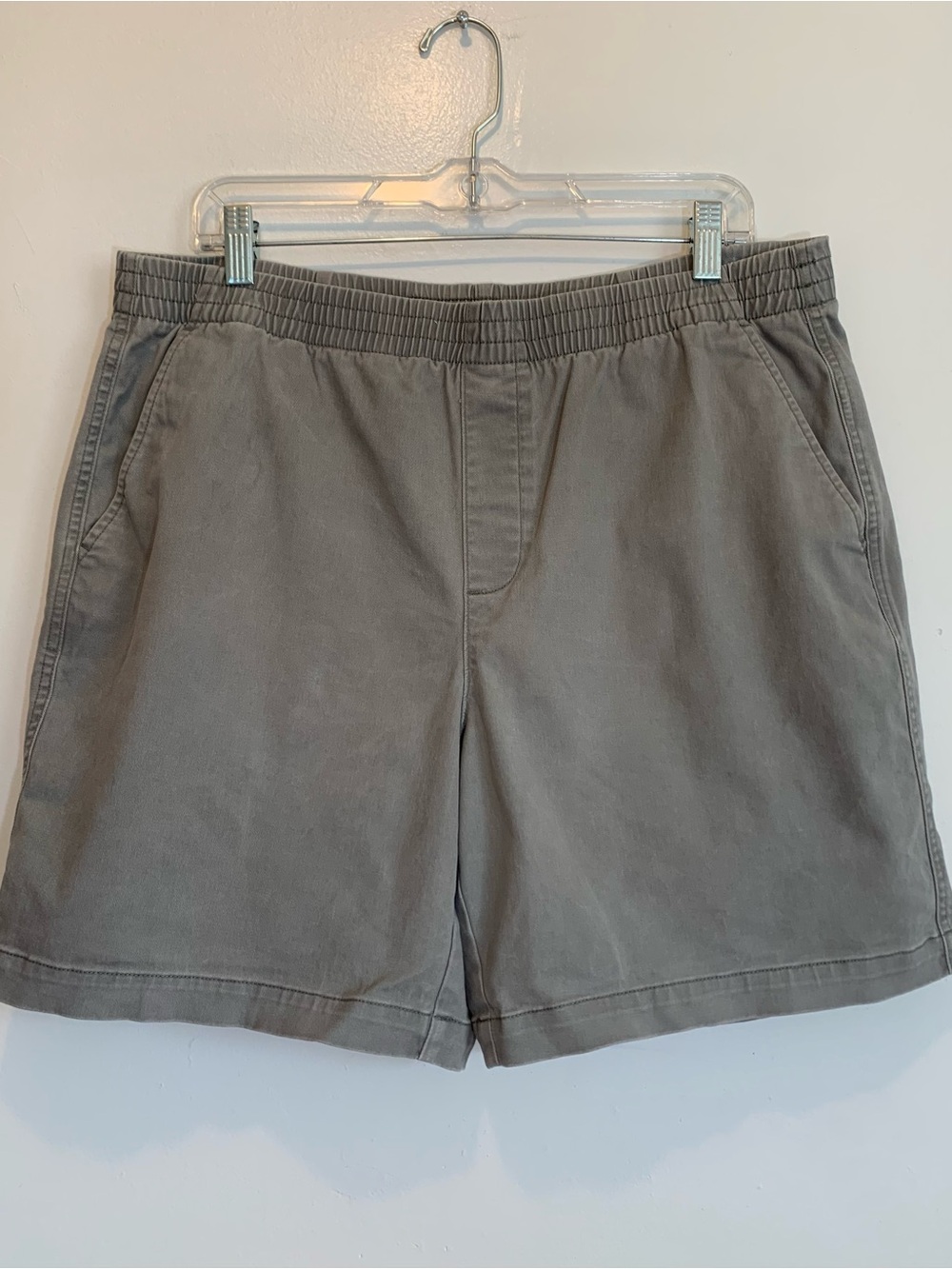 Lands End Cotton Twill Pull On Midi Shorts 16